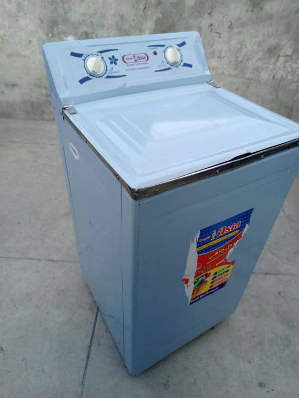 Super Asia Steel Body Washing Machine Box Packed Just 1 time used 4