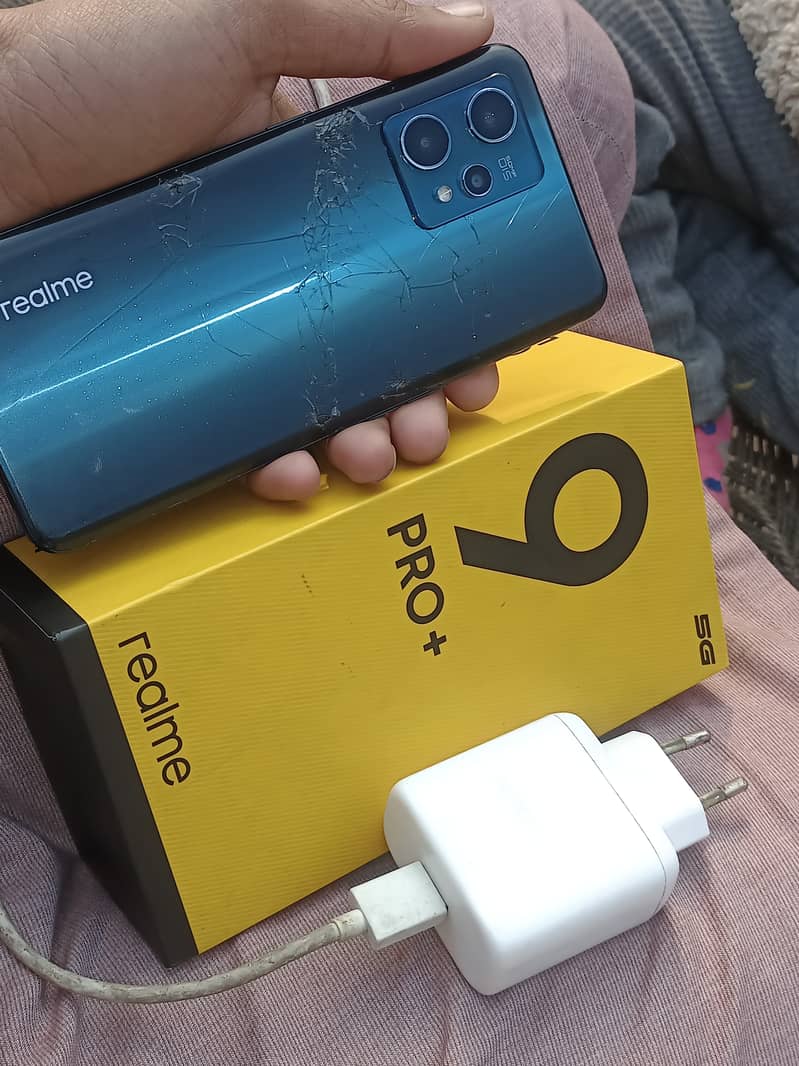 realme 9pro+ 8+128gb with box charger 5