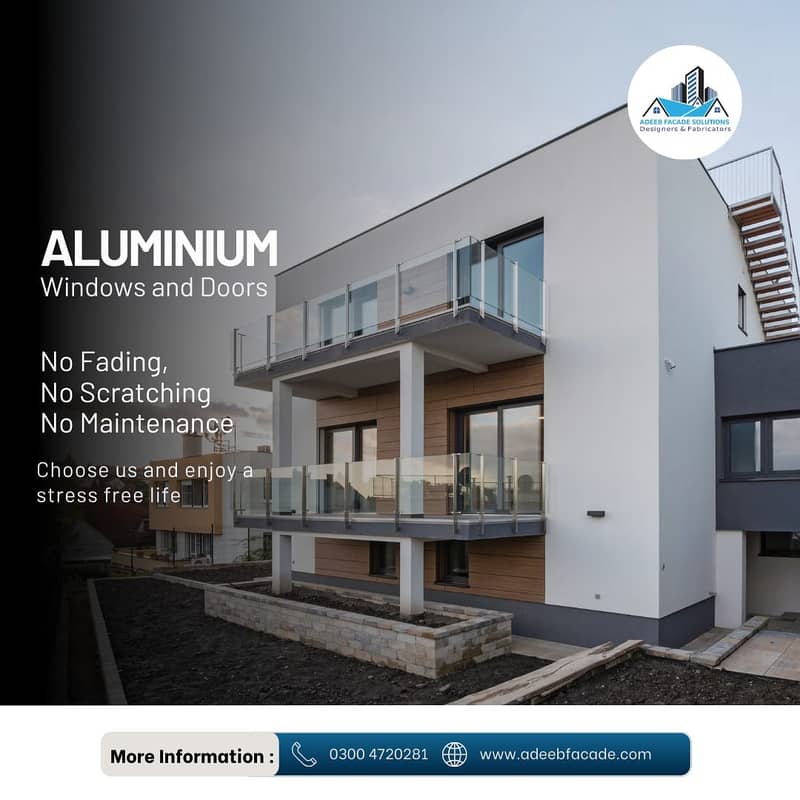 Upvc Windows/Aluminium Windows/Glass work/Fabrication 0