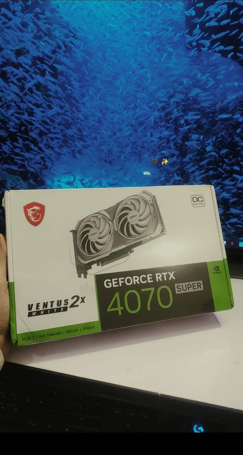 Brand New Sealed MSI GeForce RTX 4070 Super 12GB Ventus 2X White OC 2