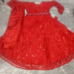 16+ girls wear red frock party wear girl party dress