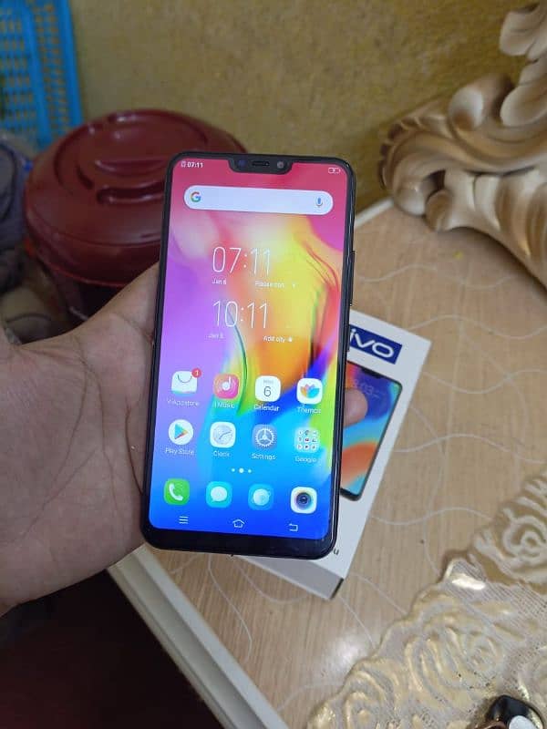 Vivo Y83 6/128 Full Box Home Use New condition 8