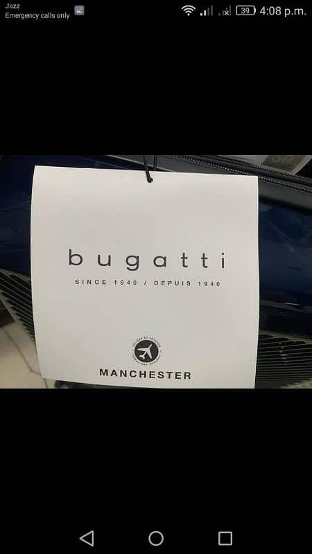 Genuine Buggati Manchester 3 pc set of luggage bag 1