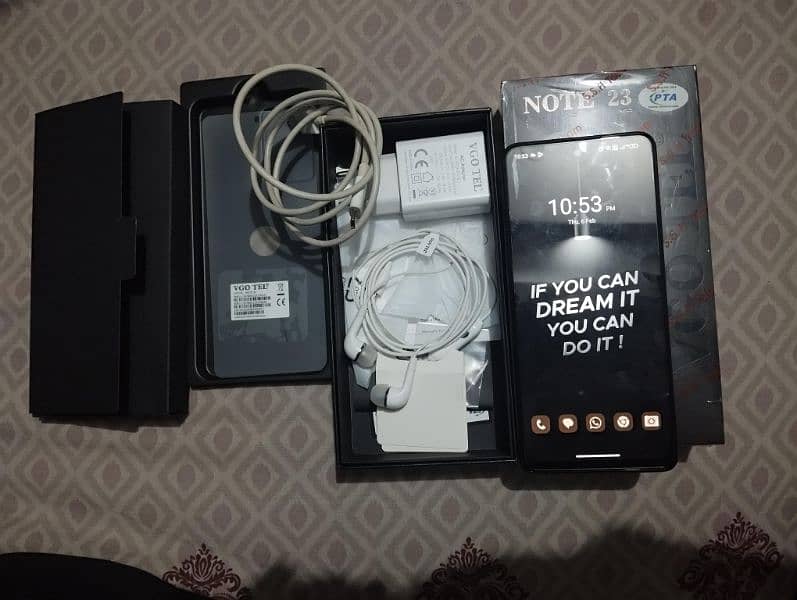 VGO TEL Note 23 With Box Accessories 4