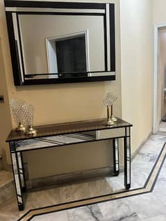 Cansole mirror center tables marble table