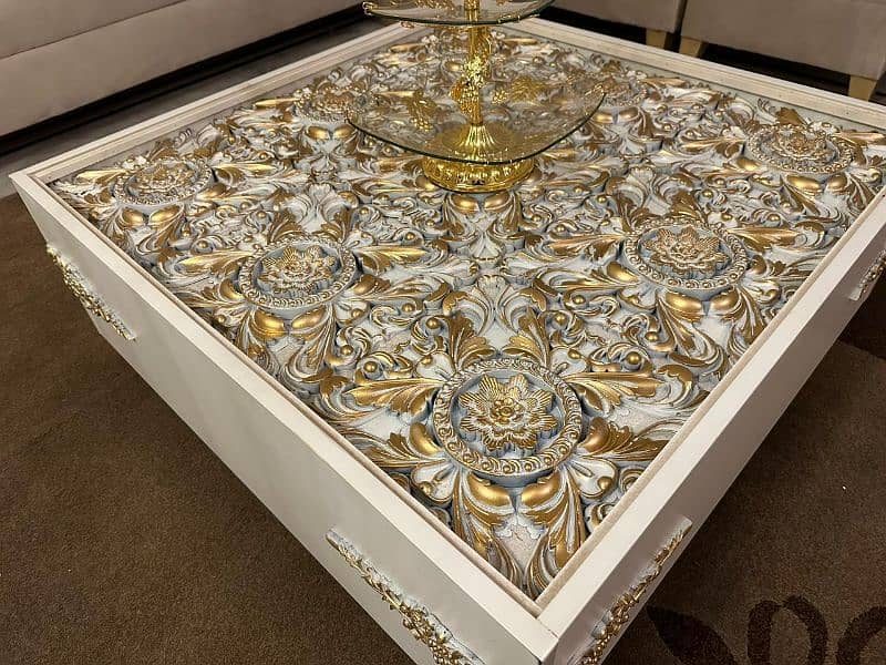 Cansole mirror center tables marble table 1