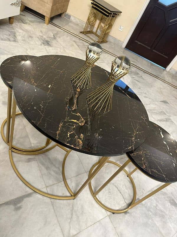 Cansole mirror center tables marble table 5