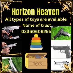 Metal toy gun and all toys