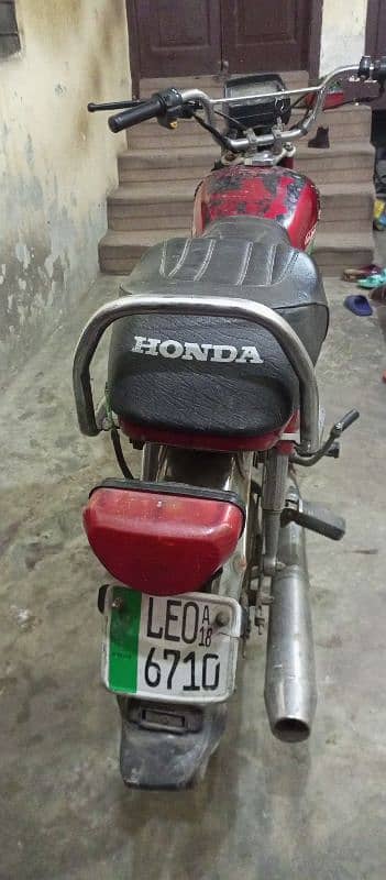 Honda 70cc 2018 Model Red colour 3