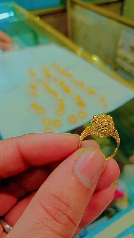 21 karet gold ring new dazin 1