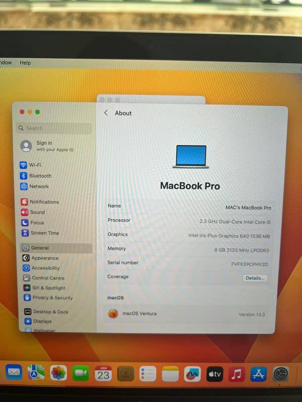 Macbook Pro 2017, Condition Like New, Only 260 cycles 6