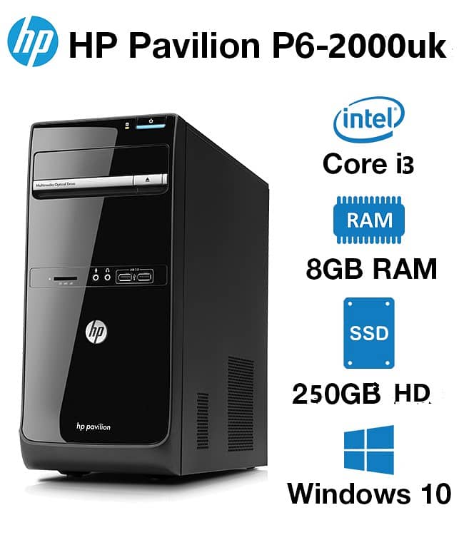 Hp Pavilion Desktop + Samsung 24" HD LCD 1