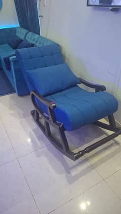 Easy chair/ Rocking Chair /Sofa/ Solid wood kikar tyar 03o74o15143