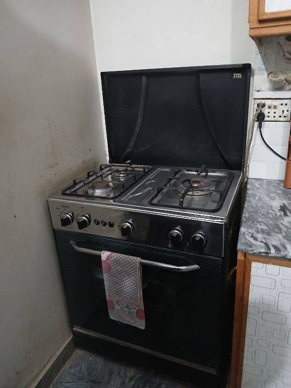 kenwood 3 automatic stove burner  cooking range  with baking oven 0