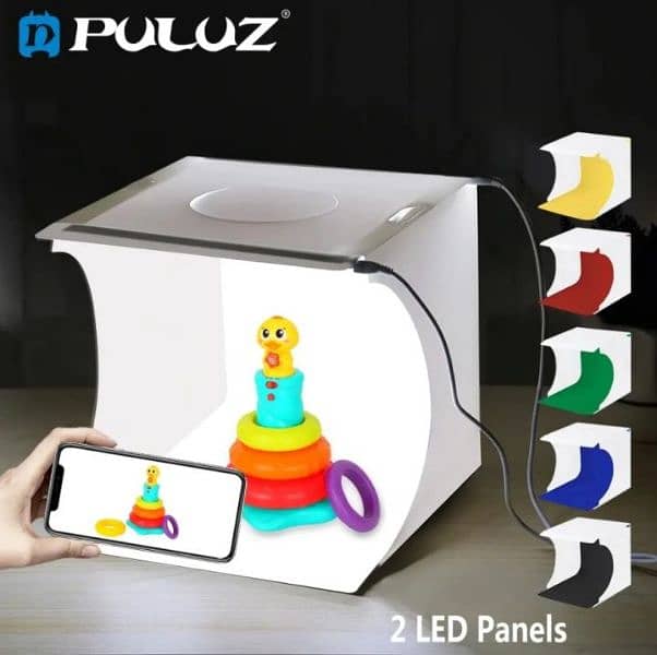 PULUZ PORTABLE PHOTO STUDIO VIDEO LIGHT WITH LED 1