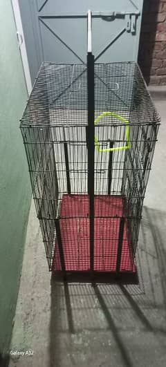 two cage double and single with stand