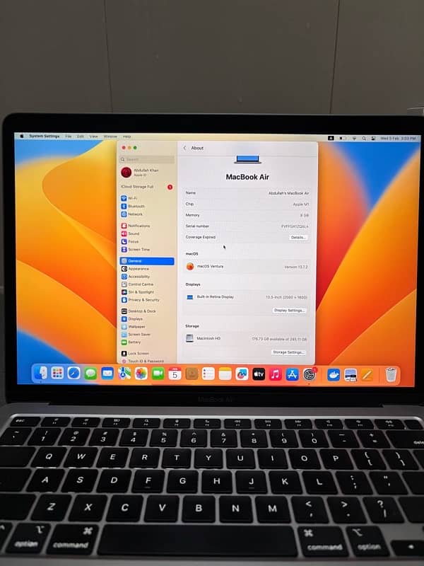 MACBOOK AIR M1 5