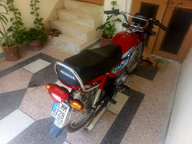 Honda CD 70 2023/24 Islamabad Registered 1