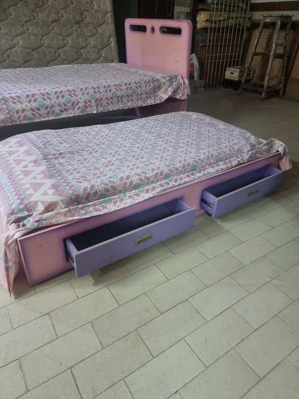 two seperate Baby Girl Bed in Pink Colour 3