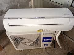 Haier split A c inverter 1 tan