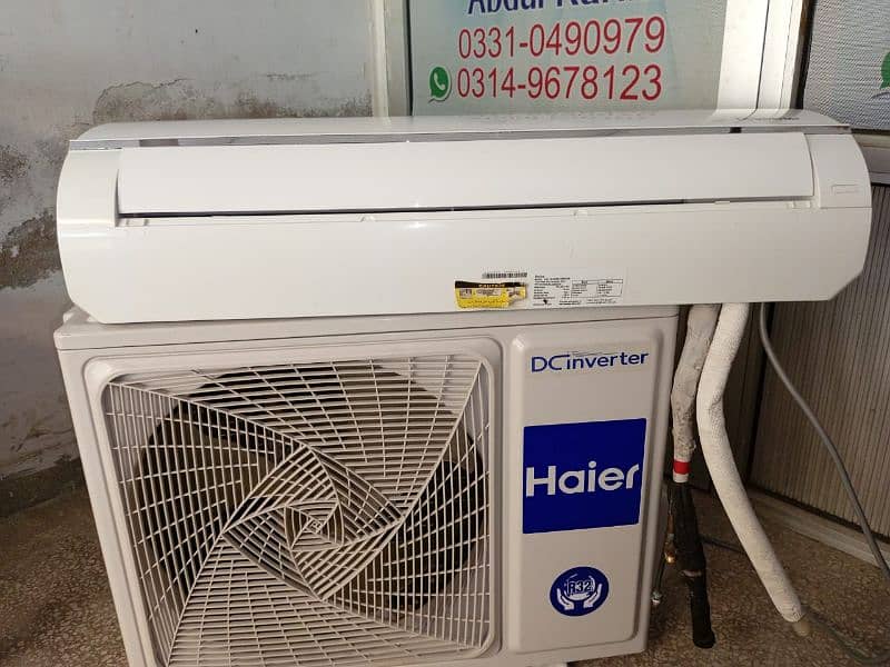 Haier split A c inverter 1 tan 1