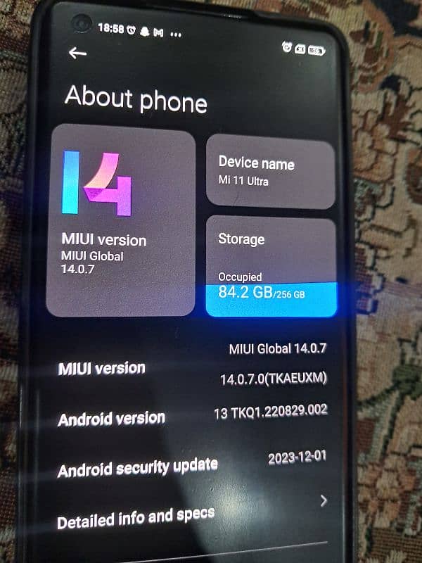 MI 11 ULTRA 8/256 NON PTA  discount hoga 2