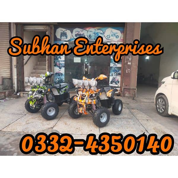 New Arrivals 125cc Hunter Model Atv Quad Bikes Delivery In All Pak 0