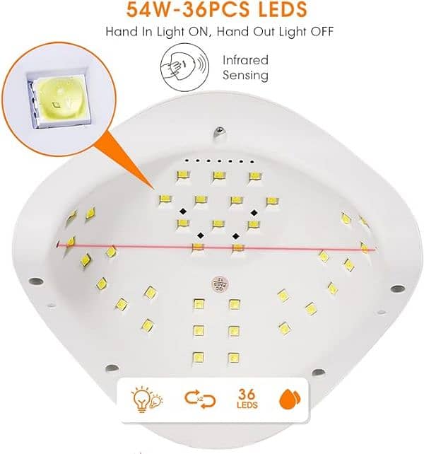 Gel polish LED Nail Drayer Lamp 4