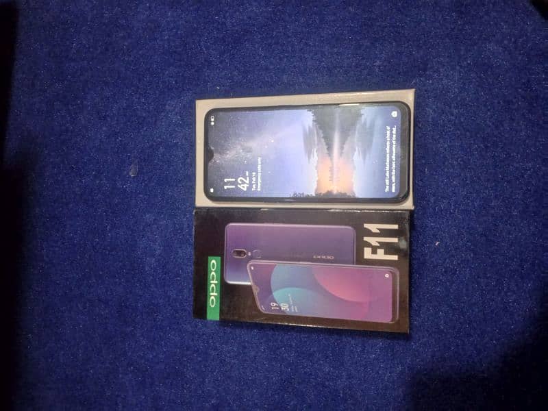 oppo F11 (8/256)Gb ram with box and charger lush condition 10/10 2