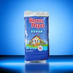 Bona Papa Super Diapers - 50 Pcs (Large Size 4) | Abdullah Diaper