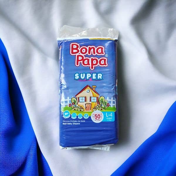 Bona Papa Super Diapers - 50 Pcs (Large Size 4) | Abdullah Diaper 1