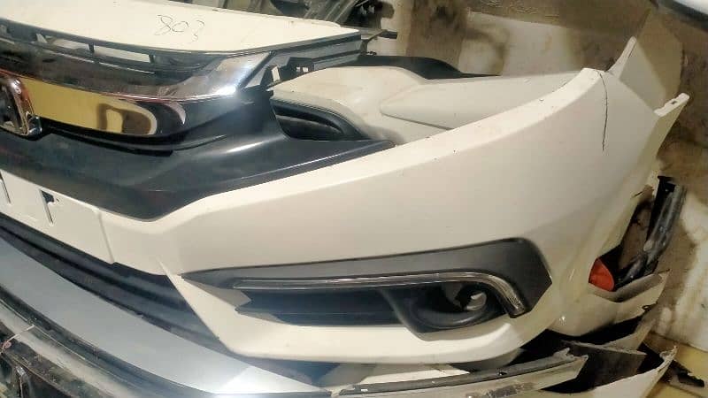 honda civic 2017 to 2021 model front bumper complete available 2