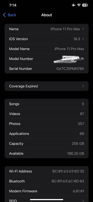 iPhone 11 Pro Max, 256GB, eSim Sim Glitch 5