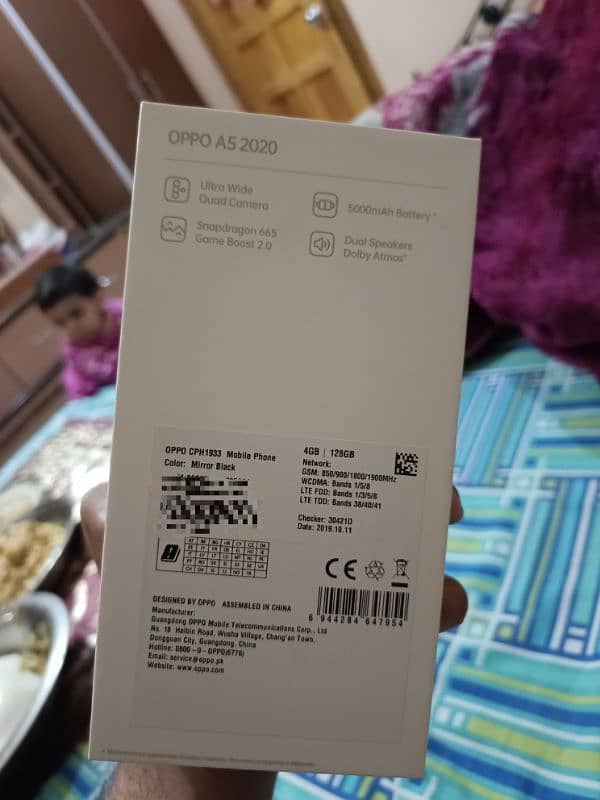 Oppo A5 2020 Mirror Black Awsome Condition 6