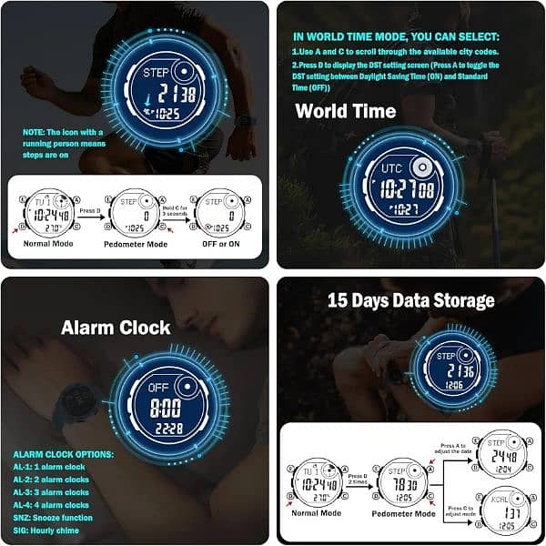 AVTREK Altimeter Barometer Watch 3