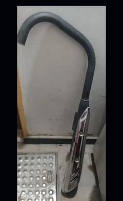 honda 125 silencer a one condition black and chrome