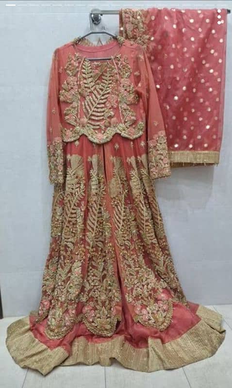 beautiful original shiza hassan maxi with full adda work 0