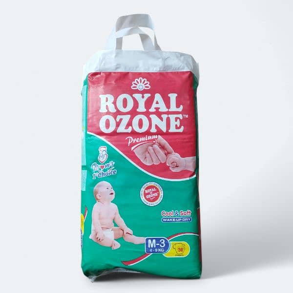 Royal Ozone Baby Diaper Medium Size 3 50 Pcs 0