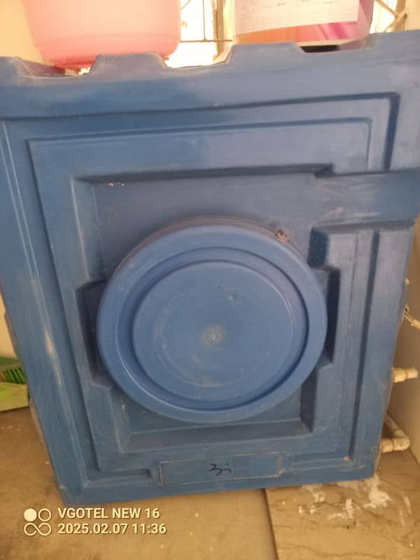 Water storage Tank blue color 1