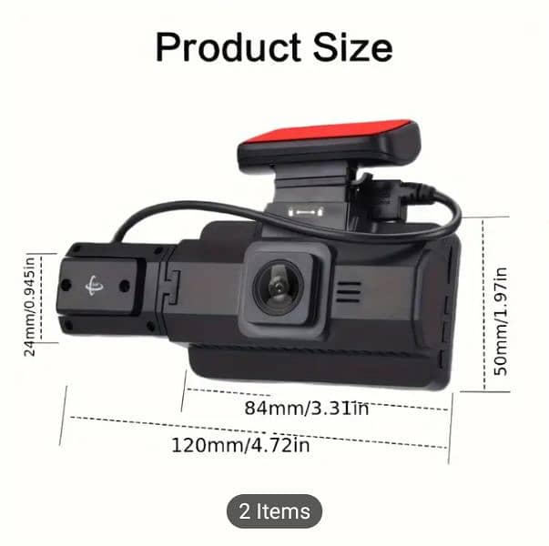 Car Dash Board Dual Camera 2