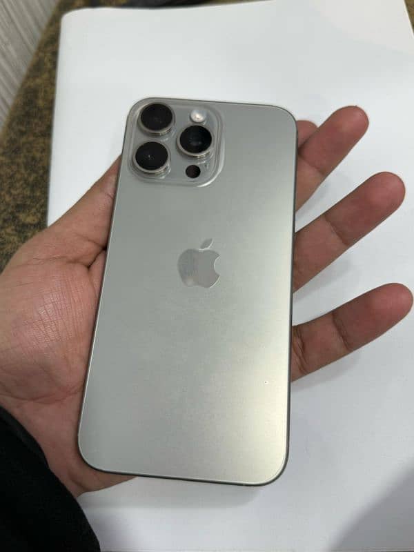 iPhone 15 pro max 256 GB non PTA 0