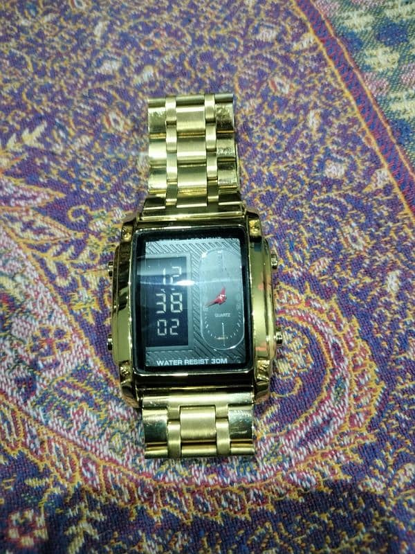 Skeime 3 Gold Color Watch 2