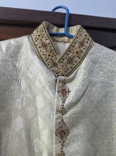 shirwani with complete outfit