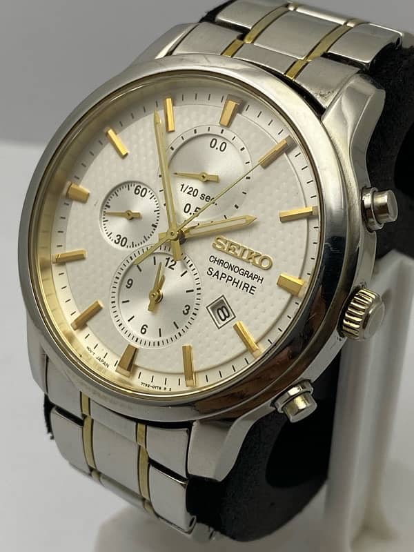 Seiko chronograph watch working good condition 3