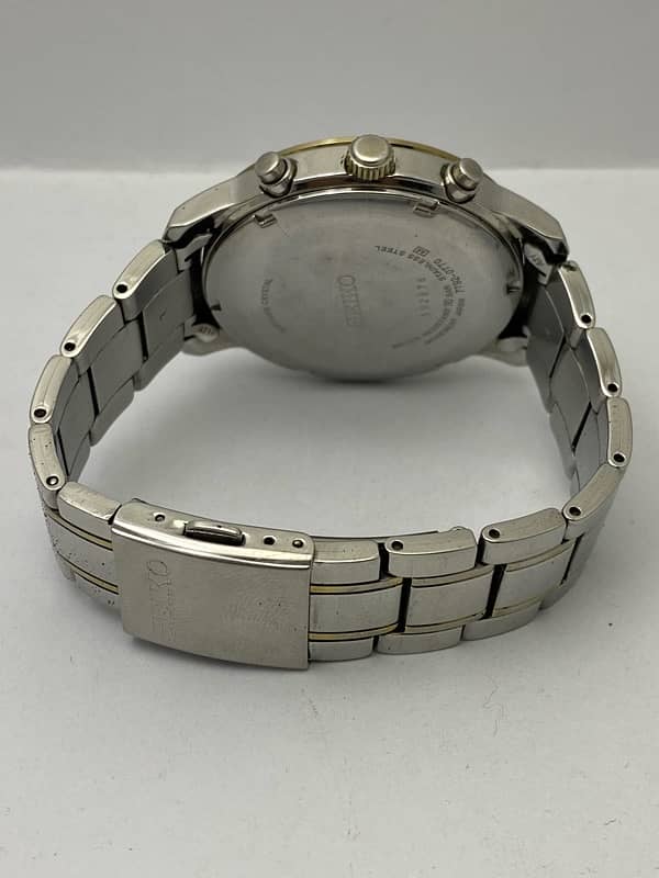 Seiko chronograph watch working good condition 7