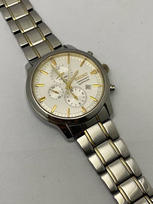 Seiko chronograph watch working good condition 8