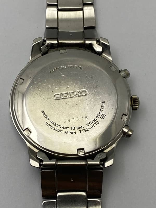 Seiko chronograph watch working good condition 11