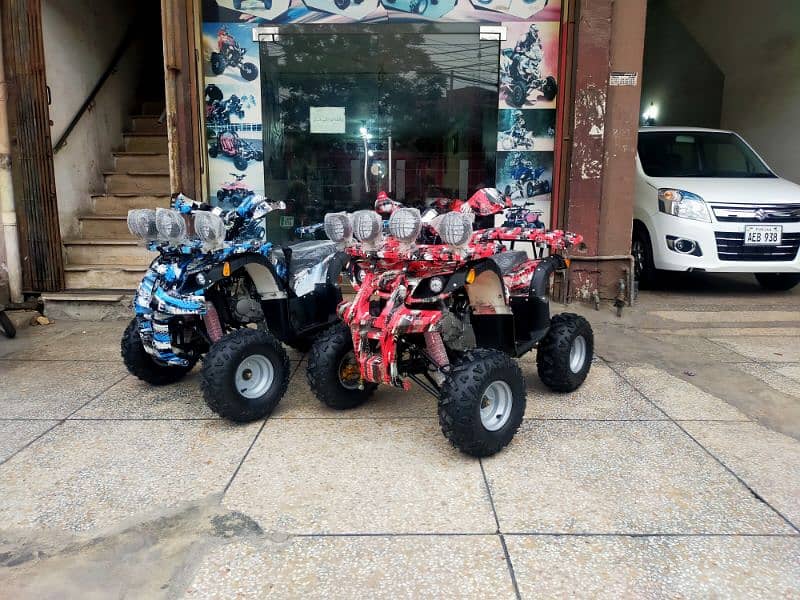 4×4 Hydraulic Disk Breaks 125cc Hunter Jeep Atv Quad Bike For Sell Lhr 3