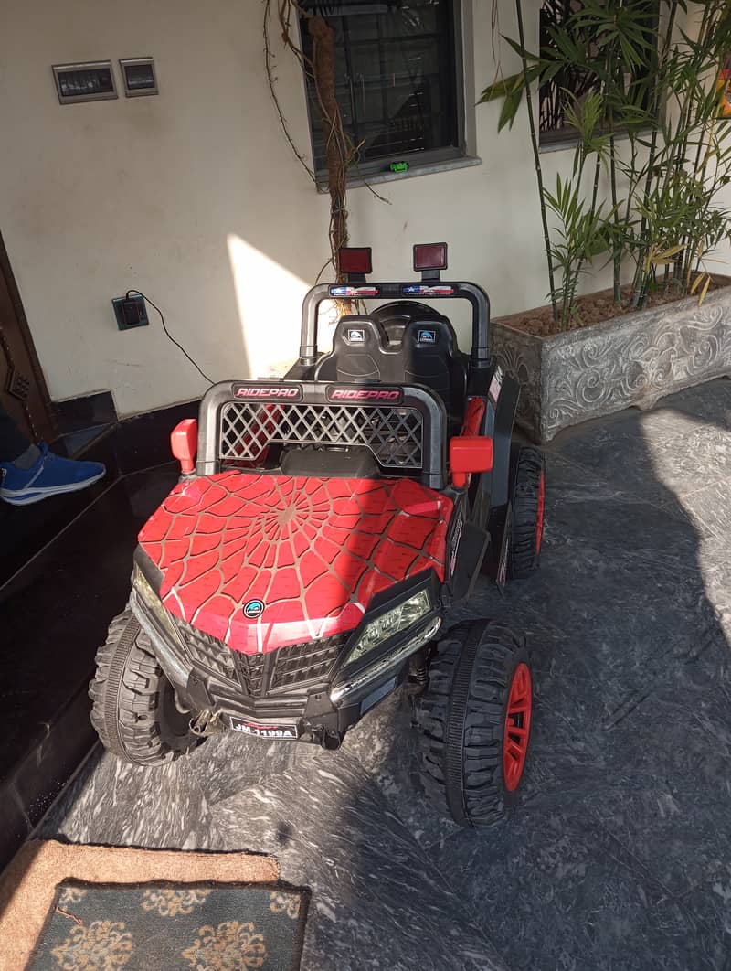 Kids Jeep 4x4 drive Spiderman Theme 2