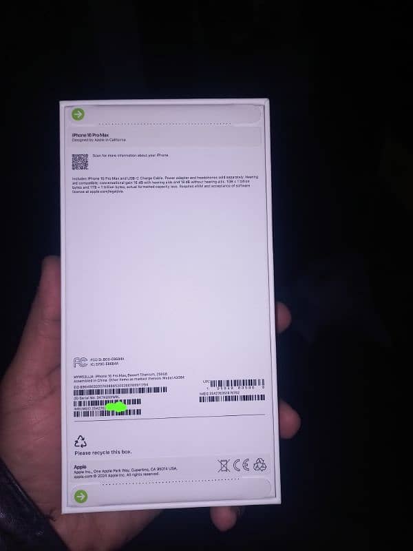 iPhone 16 pro max (USA Base Model ( LLA ) Model) Factory Unlock 1